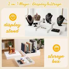 6/3PCS Display Pedestals, Display Stand, Acrylic Stand Display, Dessert Table Display, Cake Stand, Cupcake Stand, Tiered Display Risers, Multi Level Display Stand For Cakes, Desserts, Party Table, Wedding, Birthday, Room Decor, Party Decorations - Multiple Styles - View 4