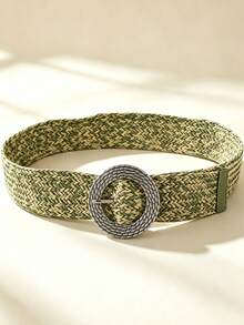 Light Green With Black Buttons