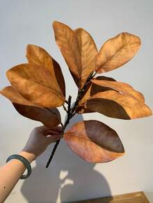 1件人造葉片植物裝飾，適用於居家、辦公桌，情人節禮物 - 彩色 - 查看 13