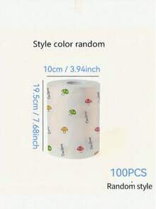 Washable Kitchen Paper Towels, Disposable Cleaning Wipes, Strong Absorbency, Non-Greasy, Roll Format, Random Pattern, Suitable For Kitchen, Car, Living Room, Bathroom, Bedroom And Other Places, Kitchen Cleaning Essential - A - View 12