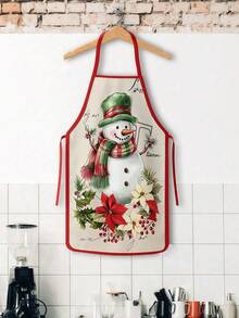 1/2/4pcs Christmas Apron, Christmas Party, Suitable For Kitchen Cooking, Festivals And Parties. It's Also A Great Gift To Give To Friends. - Multicolor - View 9