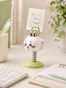 MINISO Chiikawa Bee Costume Spring Bobble Ornament, 1 Random Design, Cute Character Desktop Monitor Decor For Desk Shelf, Birthday Christmas Gift - Random One - View 3