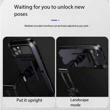 1pc Fully Enclosed Waterproof Cycling Phone Holder, Horizontal & Vertical Screen, Outdoor Cycling Splash-Proof & Anti-Drop. With Sealed Anti-Drop Case, Universal For Phones Under 6.7 Inches - Multicolor - View 5