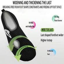Women's Outdoor Water Shoes, Great Gift For Girlfriend - Black - View 3