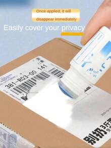 20ml Thermal Correction Fluid, Pen-Style Design, Suitable For Marking And Covering Waybills, Receipts, Addresses And Other Information, Simple And Practical, Suitable For Home And Transportation Use., Back To School - A - View 11