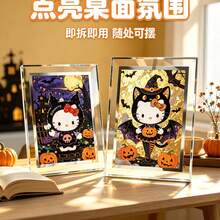 SANRIO 1 Peça Porta-Retrato de Mesa Acrílico Estilo Cartoon Criativo de Halloween, Cor Aleatória, Decoração para Casa, Sala de Estar, Quarto, Escritório, Dormitório de Estudante, Estação de Trabalho, Ornamento de Mesa Divertido, Decoração de Cena de Festa de Halloween, Presente Comemorativo de Feriado e Aniversário para Meninas e Melhores Amigas - Tamanho único - cor aleatória - Visão 12