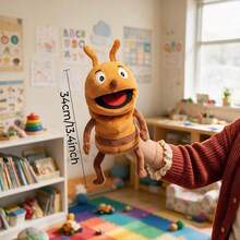 1pc Cute Insect Children's Hand Puppet - Perfect Birthday Gift And Role Play Prop - Multicolor - View 3