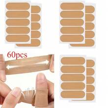 60pcs Sports Elastic Finger Tape, Basketball Bowling Thumb Support Anti-Friction (Ergonomic Skin Tone) Sports Finger Tape - Multicolor - View 2