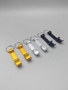 10/6/5/1pc Multifunctional Keychain Bottle Opener, Minimalist Industrial Style, Solid Color Matte Metal Finish, Long Curved One-Piece Design, Integrated Stamped Bottle Opening + Hanging Ring Design, Open Beer And Soda, Portable Key Pendant, Outdoor Portable Tool, Bar And Home Accessory, Promotional Gift, Car Accessory, Kitchen Accessory, Kitchen, Christmas, Camping, Home, Wedding, Halloween - Multicolor - View 20