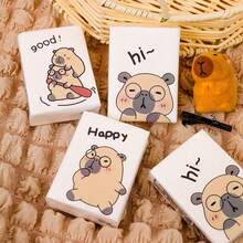 1/2/4/6/9/18/36packs Capybara Cartoon Pattern Tissues, Portable Small Packs Of Tissues, Student Special Handkerchief Tissues, Suitable For Work, Business Trips, Travel, And Outdoor[Random Styles] - Multi-color - View 4