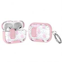 Apple Pro 3 Case Bluetooth Earphone Protective Cover Compatible With AirPods Pro 2/ 4 Multi-Function Lock Switch Bluetooth Earphone Protective Shell - Pink - View 2