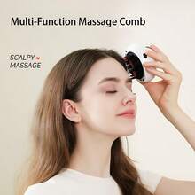 ICEWLESS Mini Head Massage Brush Electric Spray Comb 3 Adjustable Intensity Levels Portable Compact Type-C Charging With Cleaning Function And Essential Oil Mist Suitable For Home And Travel - Multicolor - View 6