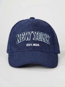 1pc Unisex Embroidered NEW YORK Washed Baseball Cap, Adjustable Casual Outdoor Hat - Baseball Cap - View 18