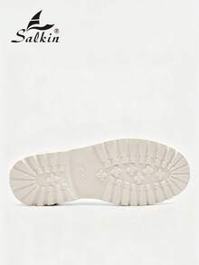 Salkin 奢華設計師男士一腳蹬便士樂福鞋 正品品牌 素色啞光皮革休閒男鞋 平價奢華適合現代生活 柔軟舒適 防滑耐磨鞋底 時尚優雅紳士社交鞋 百搭西裝 學生畢業典禮大學風運動鞋 派對宴會度假禮物 春夏秋男鞋 - 卡其色 - 查看 6