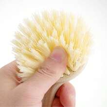 1pc Long Handle Kitchen Cleaning Brush, Plastic Dish Scrub Brush For Pots, Pans, Cutting Boards, Non-Stick Oil, Hanging Design, Stove Top Cleaning Brush - Multicolor - View 9