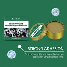 JUE FISH Solder Paste Thermal Conductive Deoxidizing Cleaning Solder Joint Home Electronic Product Repair Soldering Care Paste - A - View 6
