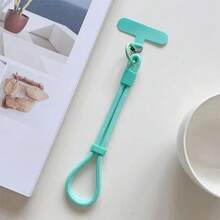 1pc Adjustable Multicolor Nylon Phone Lanyard, Durable Short Rope, Phone Case Anti-Loss Accessory, Universal Detachable Wrist Strap, Suitable For Most Smartphones, Sturdy Braided Rope, Daily Use - Multicolor - View 8