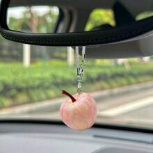 1個創意可愛趣味逼真紅綠蘋果車用後視鏡吊飾/包包掛飾/創意鑰匙圈配件/聖誕禮物 - 蘋果掛飾 - 查看 5