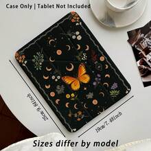 1pc Tablet Protective Case With Stand, Moon, Star, Daisy, Butterfly Pattern, Suitable For Honor 8/9/10/X8/X8A/X9/X8Pro/X9Pro/ MatePad Se 11 Inch/MatePad 11 Inch/11.5 Inch, MatePad Pro/, Apple 10th/11th Gen 2025 (A16) - Style 66 - View 4