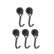 6pcs Magnetic Hooks Heavy Duty Rotating No-Drill Mount Door Kitchen Refrigerator Metal Neodymium Strong Adhesive Wall Hanging Organizer Storage Solution Ideal For Home Office Garage Closet Bedroom Bathroom Pantry Organization - View 11