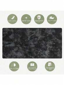 Large Black Textured Gaming Mouse Pad, XL Non-Slip Gaming Desk Mat, Keyboard And Mouse Pad, Suitable For Work, Gaming, Office And Home Desk Mat - Mouse Pad - View 5