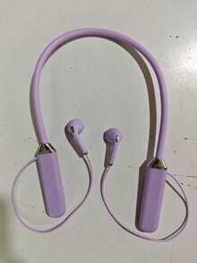 Magnetic Neckband Bluetooth Earphones, Wireless Earbuds With LED Display, Noise Cancelling, Microphone - Multicolor - View 9