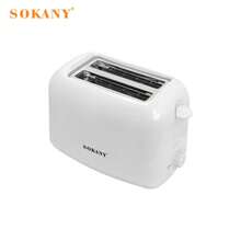 Pemanggang Roti Sarapan Rumah Tangga SOKANY 022, Daya Tinggi 700W, 6 Pengaturan Pemanggangan yang Dapat Disesuaikan, Slot Ganda Lebar 30mm, Lapisan Dalam Stainless Steel 304, Mesin Pemanggang Roti Dapur Ringkas untuk Sarapan Harian - Putih - View 10