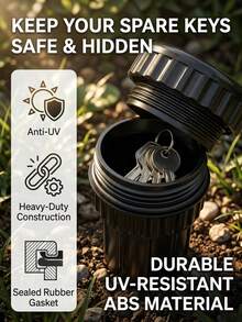 1pc Sprinkler Head Hidden Key Box, Outdoor Plastic Fake Sprinkler Secret Key Storage, Lawn Yard Misleading Hiding Box, Ground Inserted Camouflage Cash Storage Box, Garden Landscape Hidden Money Storage Box - Multi-color (Random) - View 4