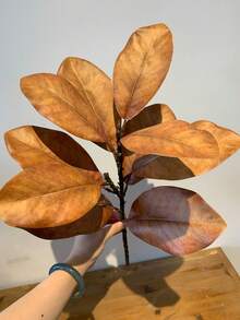 1件人造葉片植物裝飾，適用於居家、辦公桌，情人節禮物 - 彩色 - 查看 6