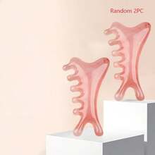 1 chiếc lược massage bằng nhựa resin, dụng cụ thư giãn da đầu/cổ, lược Gua Sha da đầu, lược massage đầu, dụng cụ massage đầu cầm tay đa năng, dụng cụ massage Gua Sha, massage nâng cơ mặt, dụng cụ thư giãn massage mắt, dụng cụ massage thư giãn sâu, massage huyệt vị và điểm kích hoạt - Lược massage - Xem 5