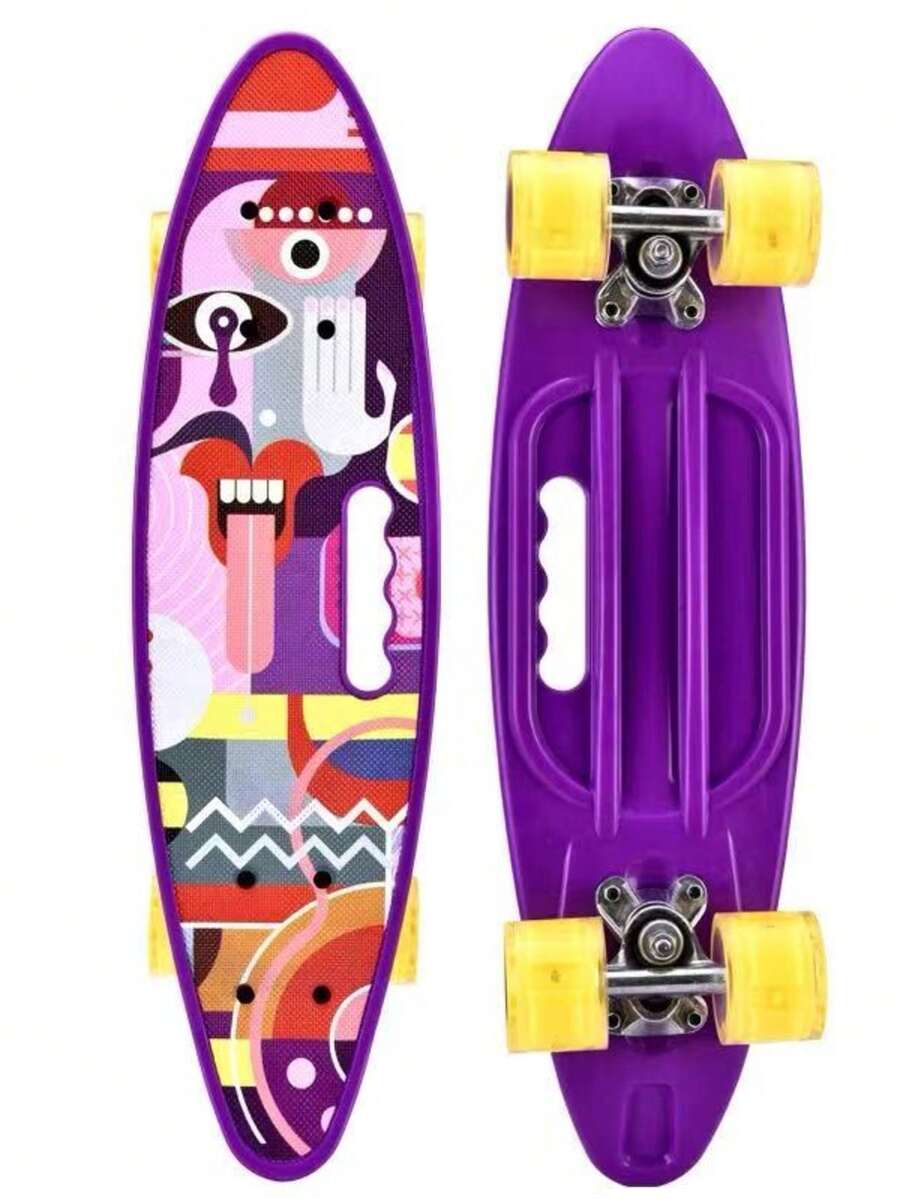 (Non-Electric)SKATEBOARD/59*16CM Fish Board Plastic Stand,