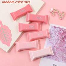 1pc Cute Pink Candy-Shaped Correction Tapes, Ideal For Precise Editing & Daily Office Use,Mini Correction Tape - A - View 8