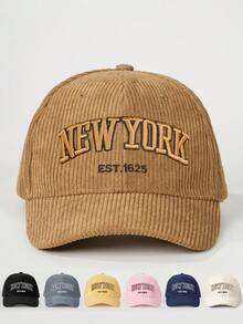 1pc Unisex Embroidered NEW YORK Washed Baseball Cap, Adjustable Casual Outdoor Hat - Baseball Cap - View 15