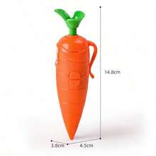 1pc Realistic Carrot Shaped Pen - Desktop Decoration, Ornament, Desktop Toy, Portable Toy, For Daily Use - Multicolor - View 6