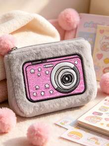1pc/2pcs/3pcs/4pcs/6pcs/12pcs/ 16pcs Digital Camera Glitter Patch Main Hobby Memorabilia Glitter Appliqie Iron-On - Multicolor - View 2
