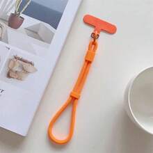 1pc Adjustable Multicolor Nylon Phone Lanyard, Durable Short Rope, Phone Case Anti-Loss Accessory, Universal Detachable Wrist Strap, Suitable For Most Smartphones, Sturdy Braided Rope, Daily Use - Multicolor - View 10