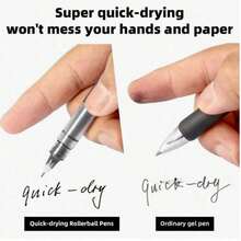 24pcs Liquid Ink Pens, Quick-Dry Signature Pens, 0.5mm Black/Blue/Red Ink, School/Office Essential, Back To School Season - Multi-color - View 6