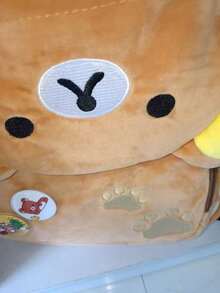 Rilakkuma 200pcs New Cartoon Japanese Style Backpack Cute Bear & Cat Large Capacity School Bag Versatile For Girls Students - Multi-color - View 6