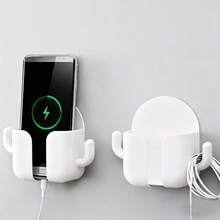 No-Drill Self-Adhesive Wall Phone Holder,Suitable For Phones, Remote Controls And Small Accessories, Minimalist Wall Storage Rack, Suitable For Bedroom,Kitchen And Living Room, No-Drill Adhesive Multi-Function Wall-Mounted Remote Control Storage Box - Multicolor - View 8