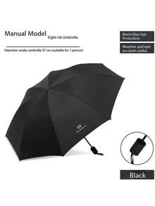Extra Large Fully Automatic Sun Umbrella, Double Rib Reinforced Thickened Sun Protection Umbrella, All-Weather Outdoor Sun Umbrella, Multi-Color Optional Sun Protection Waterproof Portable Outdoor Umbrella, 1pc - Multicolor - View 11