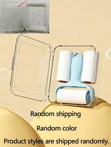 1 Set Hair Remover (Includes 3 Replacement Rollers), Fast And Efficient Hair Removal, Strong Adhesion, Effectively Removes Pet Hair, Reusable Handle, Can Remove Lint, Debris And Stains From Furniture And Carpets, Multiple Colors Available - A - View 13