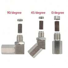 1pc Carbon Steel Oxygen Sensor Adapter, Can Repair Car Check Engine Light, With Catalytic Mesh Oxygen Sensor Spacer Adapter, Mini Catalytic Converter - Connector - View 10