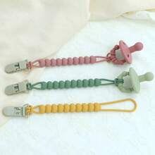 1pc Silicone Baby Bottle Strap Anti‑Lost Chain With Clip Universal Bottle Holder Lanyard For Infant Feeding - Multicolor - View 8