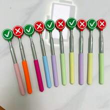 6pcs New Adjustable Teacher Pointer Pens (Classroom Supplies, Random Colors For All Styles), Suitable For Elementary And Kindergarten Teachers. Back To School Season/Back To School Must-Have, Halloween/Christmas Must-Buy - Retractable Finger Pointer for Reading - View 2