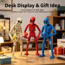 310pcs New World Verity Monster Figure Building Blocks, DIY Assembly Block Model, Desktop Ornament Collectible, Creative Halloween Gift For Hobbyists - Multicolor - View 5