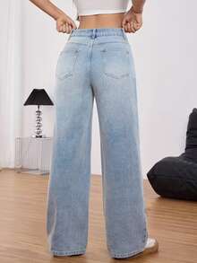 CHILAM Women Jeans - Medium Wash - View 4