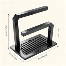 Dishcloth Drying Rack | Highly Attractive Kitchen Storage Rack | Multi-Functional Sponge Holder With Water Tray And Brush Holder | Space-Saving Countertop Organizer For Dishcloths, Cleaning Brushes And Various Cleaning Tools | Suitable For Kitchen, Laundry Room And Bathroom | Home Storage Gift Choice - One Size - View 3