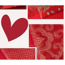 1 buah Amplop Uang Sutra Merah, Tas Kemasan Hadiah, Amplop Uang Tahun Baru, Festival Musim Semi, Amplop Surat Undangan, Cocok untuk Natal, Halloween, Pernikahan dan Berbagai Hari Raya (Model Acak) Amplop Merah - Rectangle - View 8