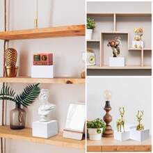 6/3PCS Display Pedestals, Display Stand, Acrylic Stand Display, Dessert Table Display, Cake Stand, Cupcake Stand, Tiered Display Risers, Multi Level Display Stand For Cakes, Desserts, Party Table, Wedding, Birthday, Room Decor, Party Decorations - Multiple Styles - View 10