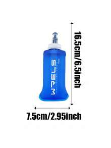 WRELS 1件/2件裝 純色可折疊水壺，輕量防漏便攜，適合騎行、跑步、露營，可作為健身配件使用 - 彩色 - 查看 10